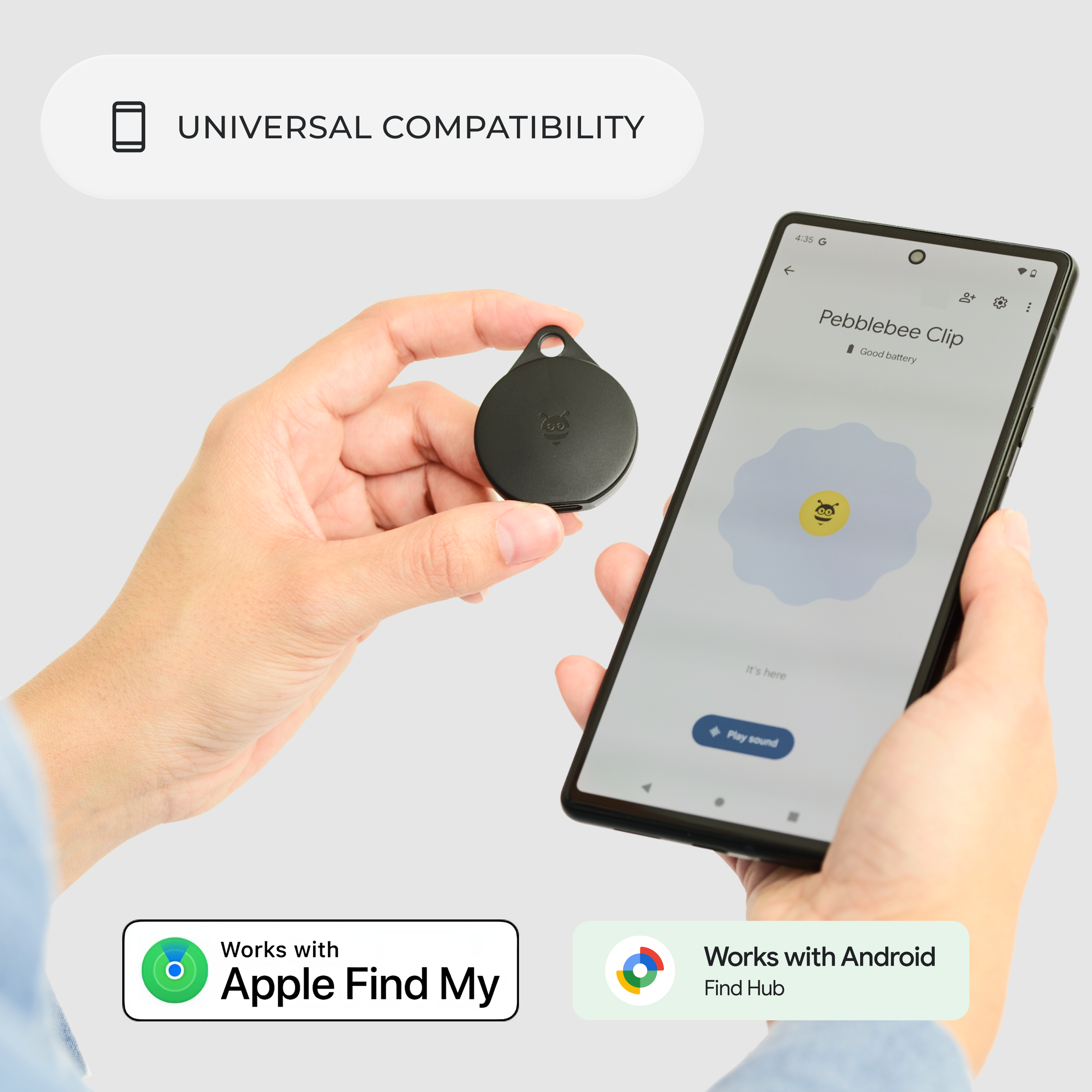 Clip Universal - Pebblebee